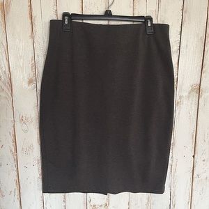 EUC Philosophy Stretchy Dark Gray Pencil Skirt